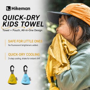 Outdoor Quick Dry Cooling Towel UltraLight Soft Sweat Absorbent Towel with Storage Bag for Hiking Camping Swimming