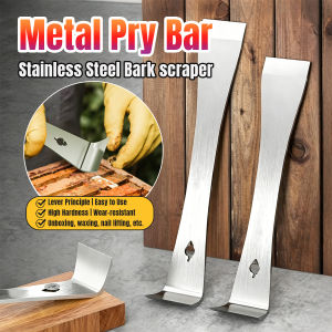 Onisa Metal Pry Bar Stainless Steel Bee Hive Scraper Tool Woodworker Manual Tool 1Pcs