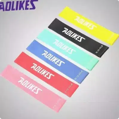 [ Fiery Sport ] Resistence Band Aolikes Premium Import Quality Melatih Otot Kaki Training Fitness Gym Rumahan Home Work Out All Varian Warna Beda LBS Lateks Alami Good Quality R.BAND AOLIKES