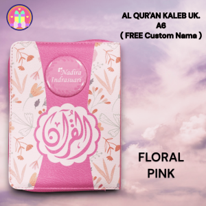 AL QURAN BAHAN KALEB UKURAN A6 FREE CUSTOM NAMA DI PIN