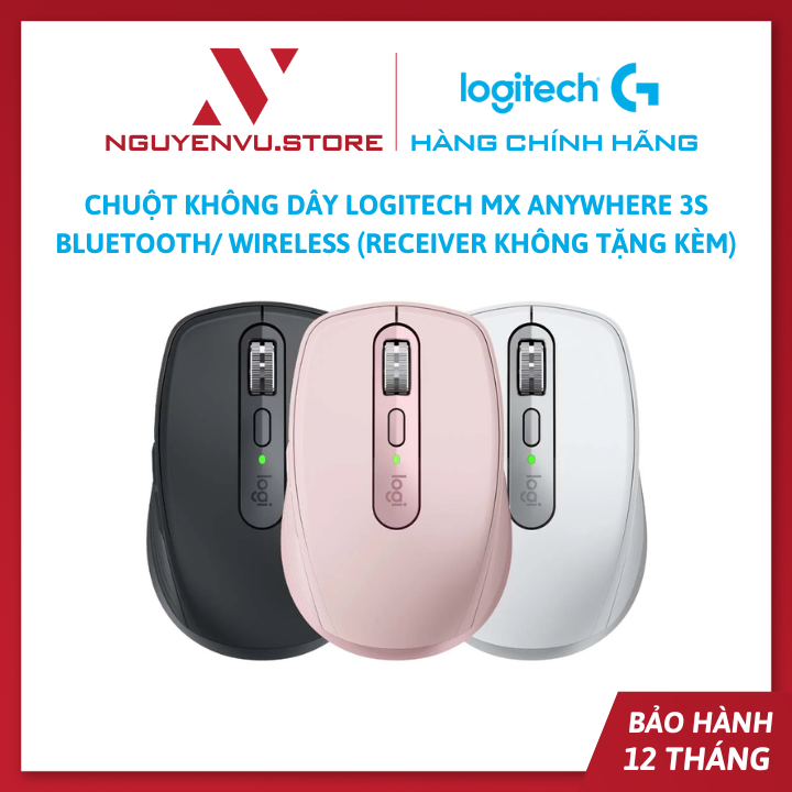 Chuột không dây Logitech MX Anywhere 3S Bluetooth/Wireless ( Logitech