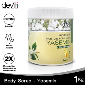 deviti Moisture Body Scrub 1000 Gram Lulur Cream Tanpa Bilas BPOM All Varian