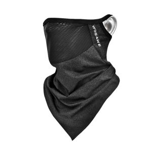WOSAWE Đi Xe Đạp Xe Máy Khăn Ice Silk Lưới Thoáng Khí Dái Tai Nửa Mặt Che UV Bảo Vệ Bandana