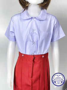 ชุดนักเรียนอนุบาล หญิง ชุดนักเรียน ชุดนักเรียนหญิง อนุบาล สีแดง พร้อมส่ง ด่วน