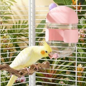 OUTOPEN Large Capacity Parrot Water Dispenser Leak-proof Anti-Splash Bird Water Bottle Practical Detachable Bird Drinking Cup Pet Supplies