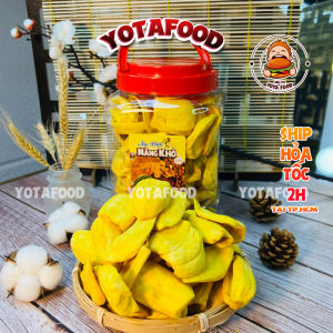 Mít Sấy Giòn Nguyên Cánh - 500gr Không Đường tiêu chuẩn xuất khẩu tốt cho người ăn kiêng giảm cân từ Yotafood