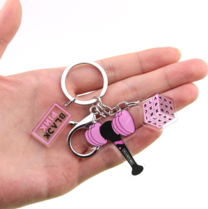FYGK03 Gantungan Kunci Lightstick KPOP Keychain Akrilik 1 Set