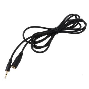1.5m 4 cực Stereo 2.5mm Đầu Đực thành đầu cái cáp mở rộng giắc cắm dây cáp AUX cho Điện thoại thông minh 2.5mm