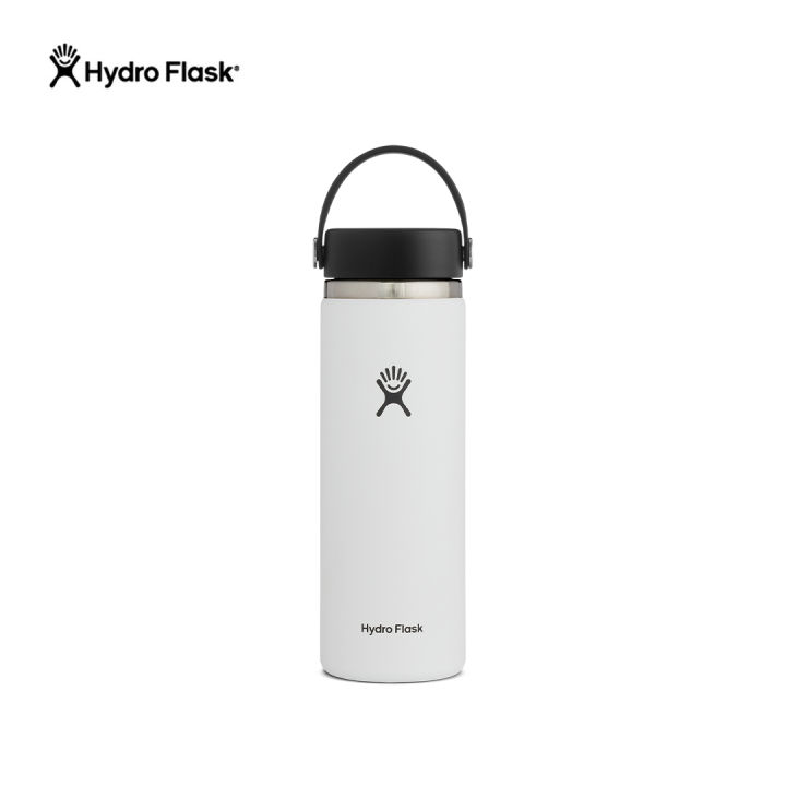 Hydro Flask (20 OZ) Wide Mouth Insulated Stainless Steel Drinking Water  Bottle (White) Lazada PH - Main Image