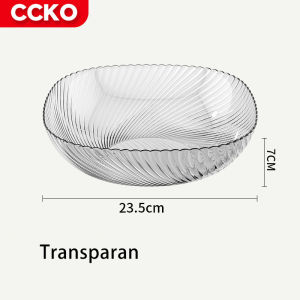 【ZEN】Mangkuk Buah/Snack/Dessert Plate Trasnparan Ruang Tamu Serbaguna