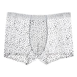 JAV5134 Stripe Ice Silk Boxer Briefs See Through Thin Men Underwear Fashion Lingerie Cool Feeling Underpants Male