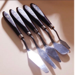 Bộ bay mỹ thuật 5 cái làm bánh làm hoa lấy màu