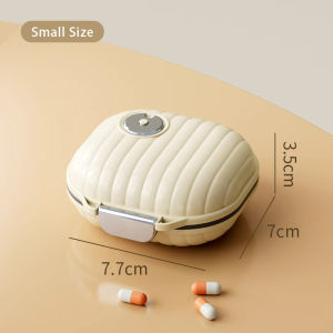 Tầm nhìn du lịch nhỏ gọn đồ sắp xếp thuốc hàng tuần Hộp Đựng Thuốc Du Lịch Mini Hộp đựng thuốc cho túi dược Hộp đựng thuốc cho vitamin/dầu cá/bổ sung