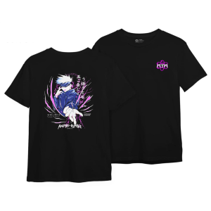 Kaos Anak Laki-Laki Jujutsu Kaisen Gojo Satoru Motif Grafis Casual Umur 9-16 Tahun