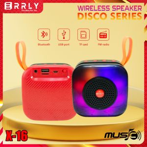 Speaker Bluetooth Wireless ERRLY X16 SOUNDBAR 5W Led RGB Music Box Disco Series TWS 2in1