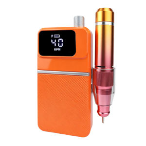 40000RPM Electric Nail Drill Rechargeable Nail Sander File Professional LED Display Nail Polisher For Gel Nail Polish Salon Tool
