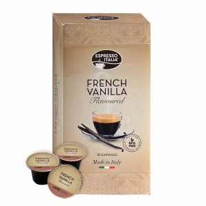 Hộp Viên nén cà phê Capsule Espresso French Vanilla sử dụng cho máy lọc nước pha cà phê ChungHo(16 viên)