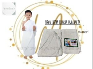 IHROM TK INSTAN MANASIK HAJI KAIN IHROM UMROH ANAK LAKI-LAKI BAYAR DITEMPAT/COD