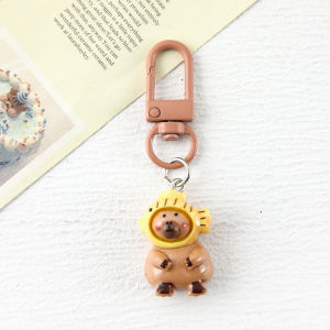 Capibala Cute Keychain Pendant Student Backpack Hangup Small Gift Girlfriend Gift Couple Keychain