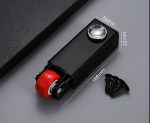 Door Sagging Prevention Wheel with Spring Heavy Duty Silent Wheel for Sliding