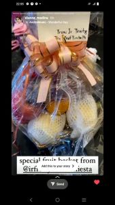 Special Fresh Fruitbasket ₱4800 ✔️YES to same day delivery 🚚