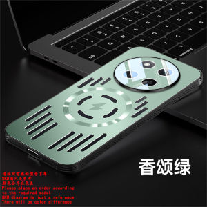 Applicable for Huawei Honor X9cHonorX9cHonor X9 c Mobile phone caseNew Ice aluminum Metal Heat dissipation Magnetic suction Case coverAll inclusive Shockproof Case