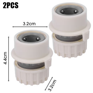 2Pcs Lock Tube Washing Machine 4-Point Faucet Conversion Plastic Connection Suitable for 12-16mm Water Pipe Faucet Household Washing Machine Accessories