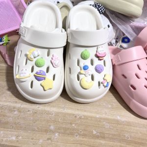 12Pcs/Set Crocs Charms Shoe Accessories Cute Planet 3D Shoe Buckle Detachable Slippers Decoration for Crocs