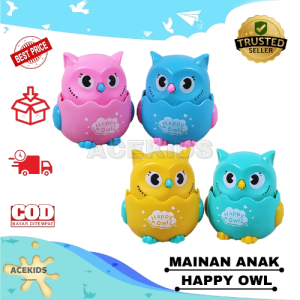 Mainan Anak Happy Owl Burung Hantu Mini Murah Edukasi Acekids