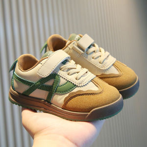 Children Platform Shoes Trendy Casual Lace-up Sports Shoes Letters Printed Personality Non Slip Outdoor Breathable Sneakers