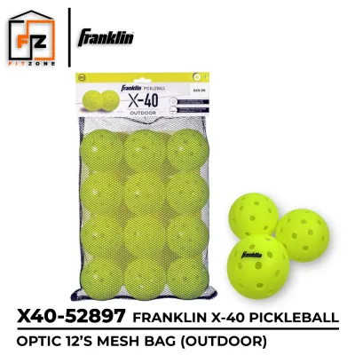 Franklin X-40 Pickleball Optic 12s Mesh Bag (OUTDOOR)- X40-52897