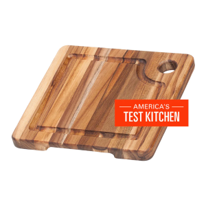 TeakHaus Square Marine Cutting Board with Juice Canal 513