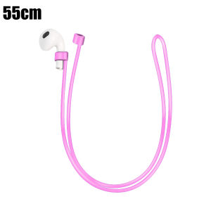 55/70CM Multifunctional Portable Silicone Earphone Anti-lost Lanyard Ear Hanging Bluetooth Headset Cable Headphone Chain