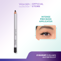 WARDAH Eye Liner - Waterproof, dan Warna Hitam Intense - Tekstur Lembut Dengan Aplikator Presisi Mudah Digunakan - Tahan Lama Cocok Untuk Garis dalam Mata - Skincare. 