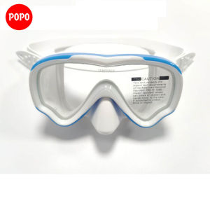 Mặt nạ lặn biển POPO 266 mắt kính cường lực góc nhìn 180 độ PANORAMA dành cho bé từ 4 tuổi