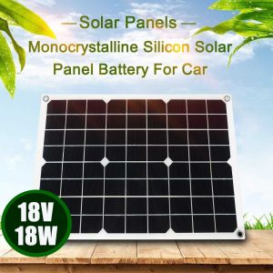 JOYUHON Portable 18W Solar Panel with 30A Solar Charger Controller light mobile Outdoor power supply