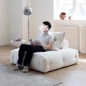 FFBH Modern Simple Module Combination Living Room Sofas Compressed Sponge Filling Luxury Creative Nordic Sofas Home Furniture T6H1N