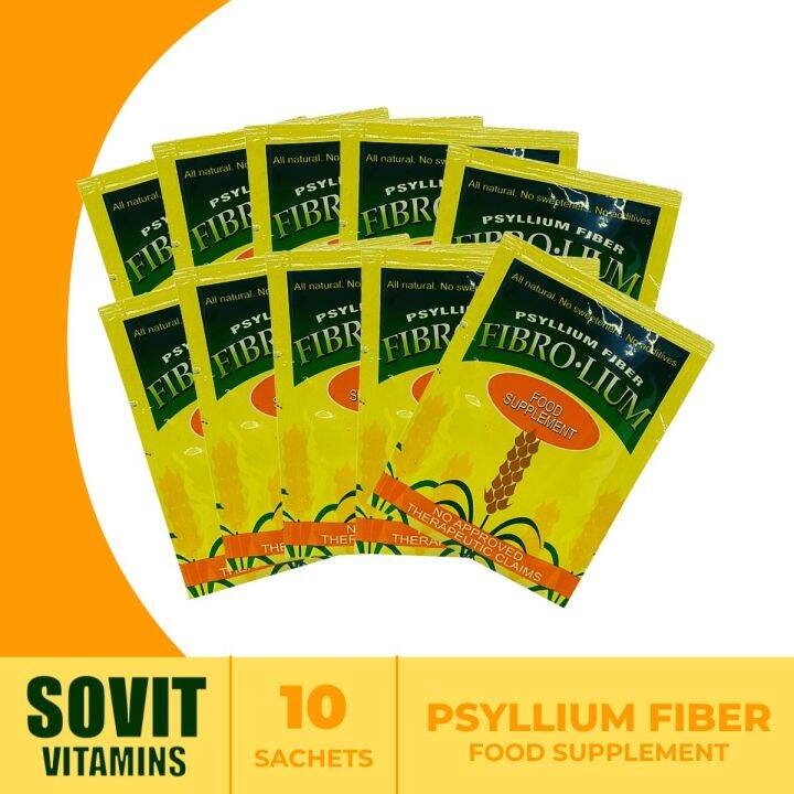 Fibro-Lium (Psyllium Fiber) (10 Sachets)