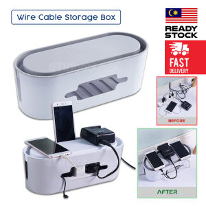 Kotak Kabel Cable Organizer Box Plug Socket USB Cord Wire Management Storage Box
