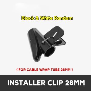 🇸🇬 10/28mm Cable Wrap Tube Cord Protector Management Installer Clip Cable Holder Organizer spiral cable wrap