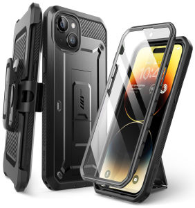 SUPCASE Unicorn Beetle Pro Case for iPhone 15 Plus case 6.7 inch (2023 Release) with Built-in Screen Protector & Kickstand & Belt-Clip Heavy Duty Rugged Case
