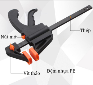 VAM KẸP CỐ ĐỊNH CHỮ F