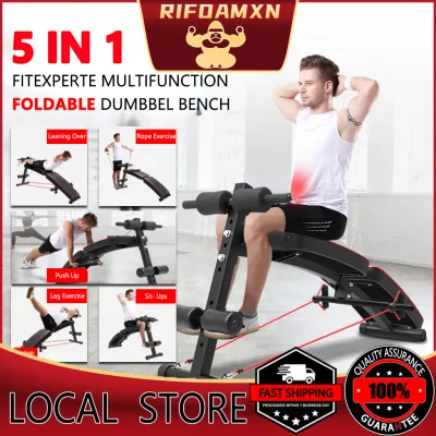 Dumb bell Bench Chair Sit Up Bench FOLDABLE Adjustable Incline Flat Decline Fitness Workout Exercise Chair Weight LiftingTraining Gym Equipment