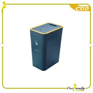 ONE-C958 Tempat Sampah Plastik Serbaguna dengan Klik Otomatis / Tempat Sampah Persegi Dapur Import