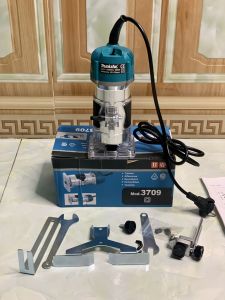 Máy Phay Gỗ lõi đồng 100 % MKT 6mm RT3709 máy với thiết kế nhỏ gọn thích hợp soi mộng gỗ