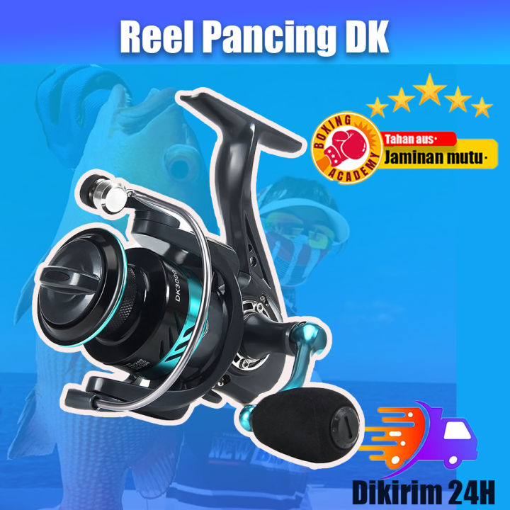 Gulungan Reel Pancing Full Metal , Fishing Reel DK , Spinning Reel DK