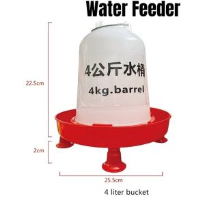 Automatic Chicken Pigeon Feeder Food Trough Splash Proof Spill Proof Thicken For Quail Budgie Birds Farm Supply