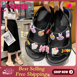 SOCRS Xăng Đan Nữ 2024 Giày Đi Biển Hở Mũi Thường Ngày Hàn Quốc Mùa Hè Giày Nữ Giày La Mã Dễ Thương {Miễn Phí Vận Chuyển}