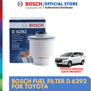 BOSCH Diesel Fuel Filter D6292 For Toyota Innova 2016-PRESENT