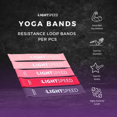 LIGHTSPEED RESISTANCE LOOP BANDS 1 PCS / KARET YOGA / MURAH